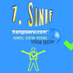 7. Sınıf Söz Sanatları Türkçe Testi Online Çöz