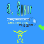 8. Sınıf Cümlenin Ögeleri Testi Çöz (ÇÖZÜMLÜ)