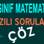 4. Sınıf Matematik 1. Dönem 1. Yazılı Soruları Çöz