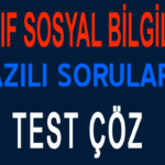 6. Sınıf Sosyal Bilgiler 1. Dönem 1. Yazılı Soruları Çöz 3