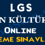 8. Sınıf LGS Din Kültürü Deneme Sınavı Çöz